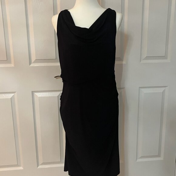 Vera Wang Dark Blue Dress - Picture 1 of 5